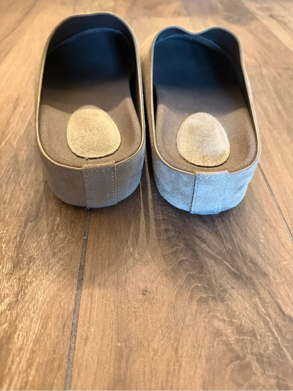 Men's KINCHI Casual Slip-On Mules in Tan Suede Size US 9.5